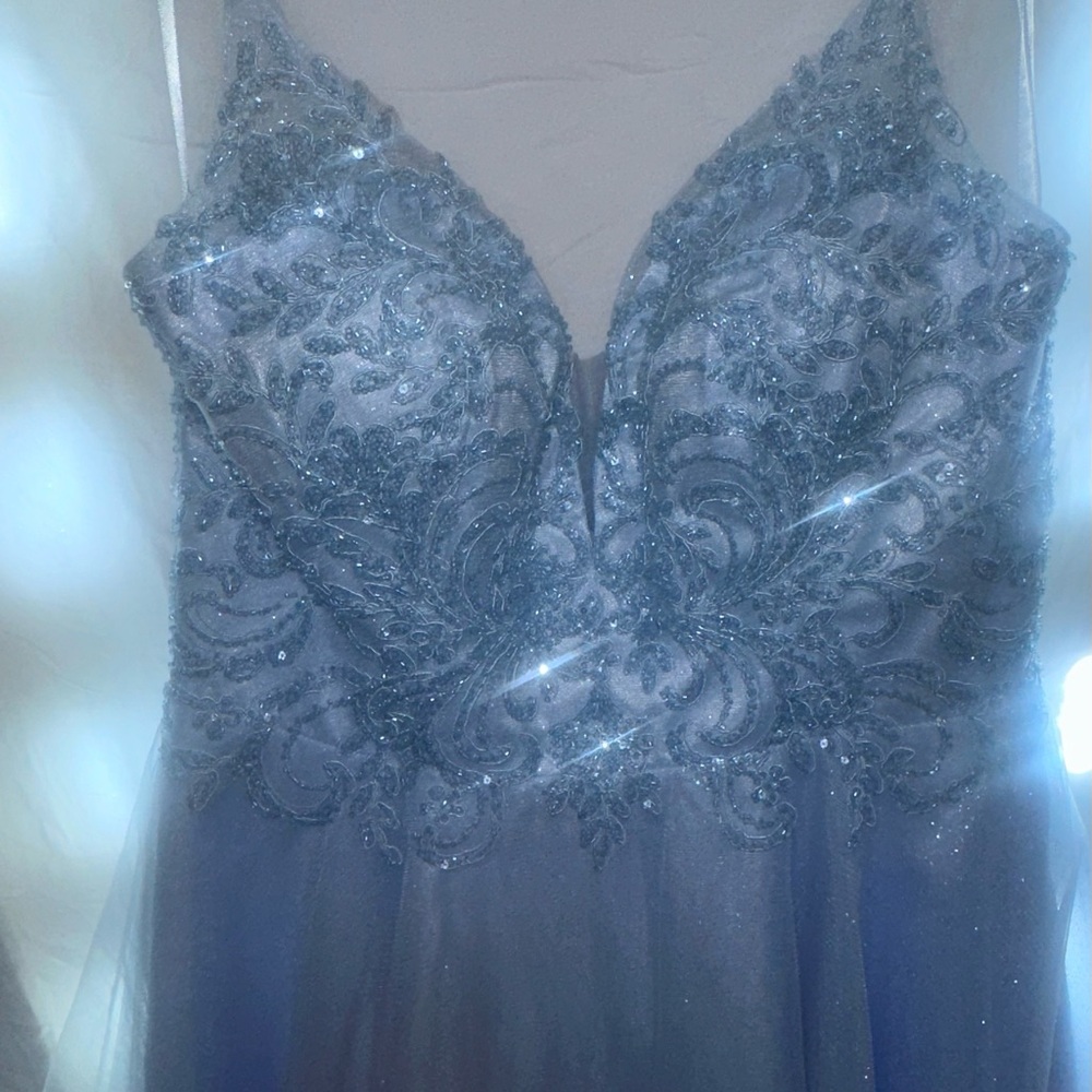 Sparkly Tulle Homecoming Dress teens - Picture 9 of 16